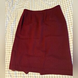 Vintage wool pencil skirt